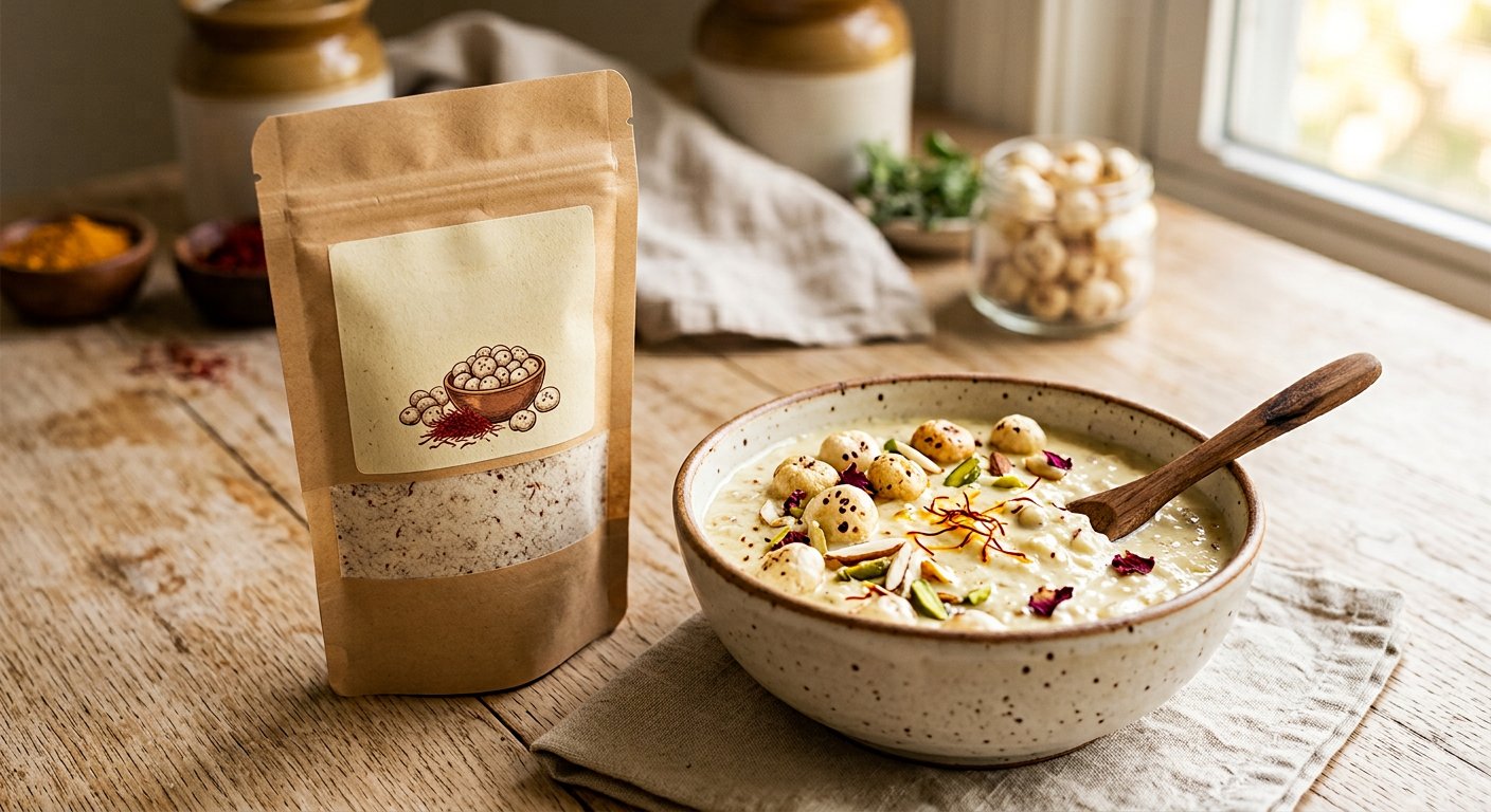 Makhana kheer recipe
