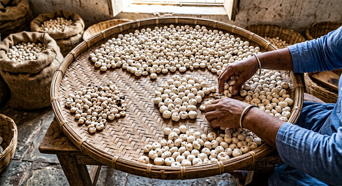 Quality checked makhana